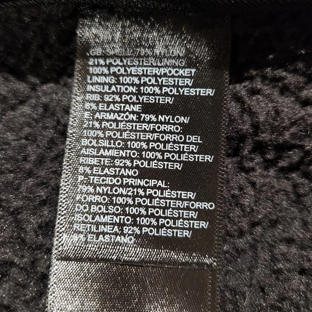 The North Face Men's Cuchillo 2.0 Quilted Dark Gray Fleece Lined Vest. Size L. - Picture 7 of 9